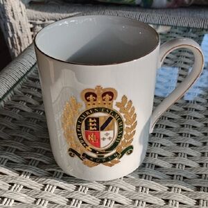 Ralph Lauren Gold Estate Crest White Mug